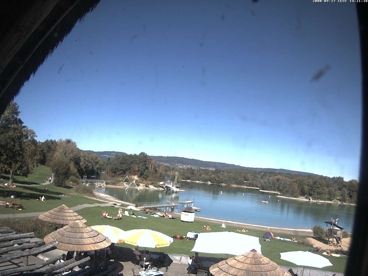 Archiv Foto Webcam Schlosssee Salem - Robinsoninsel