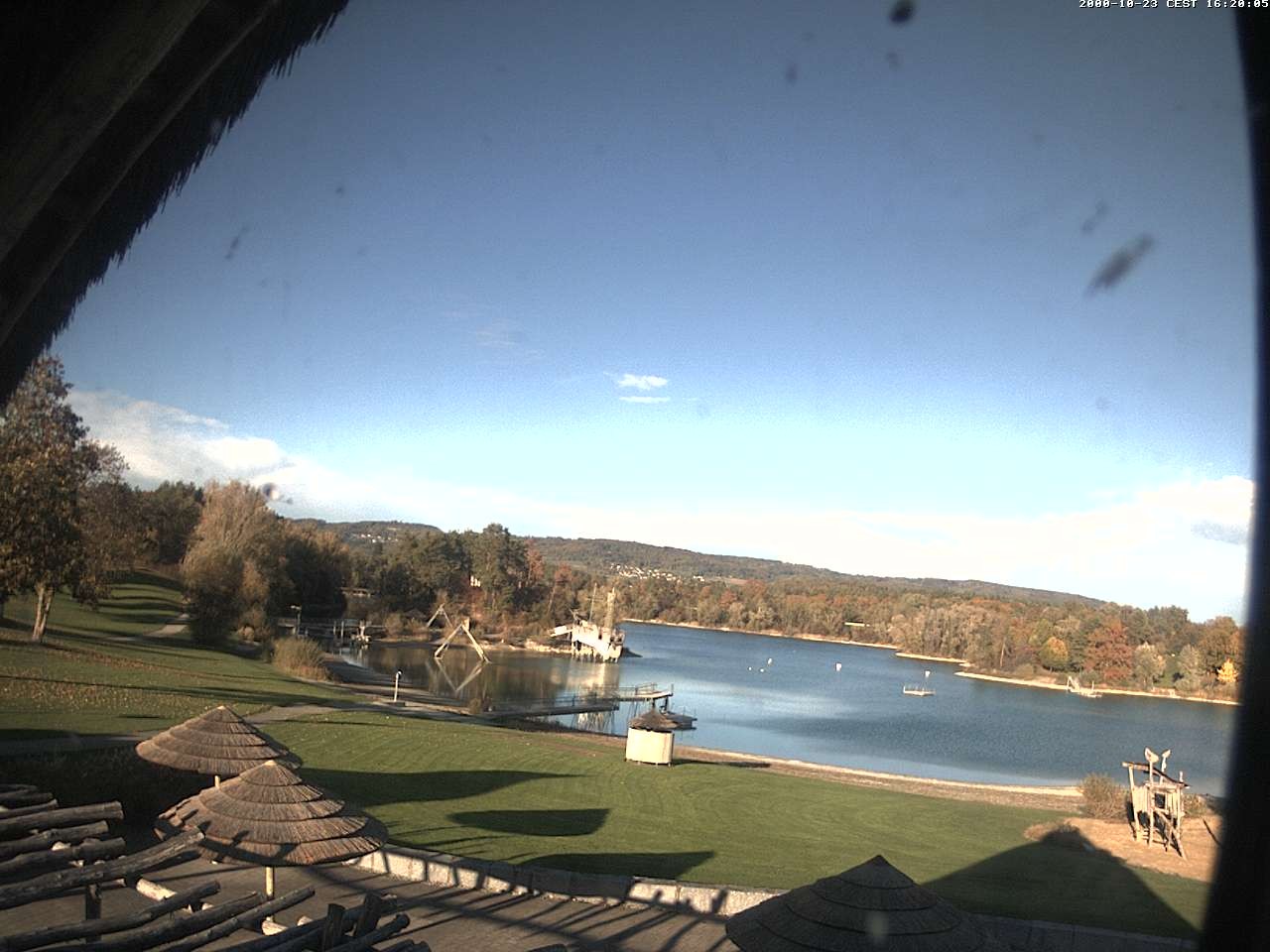 Archiv Foto Webcam Schlosssee Salem - Robinsoninsel