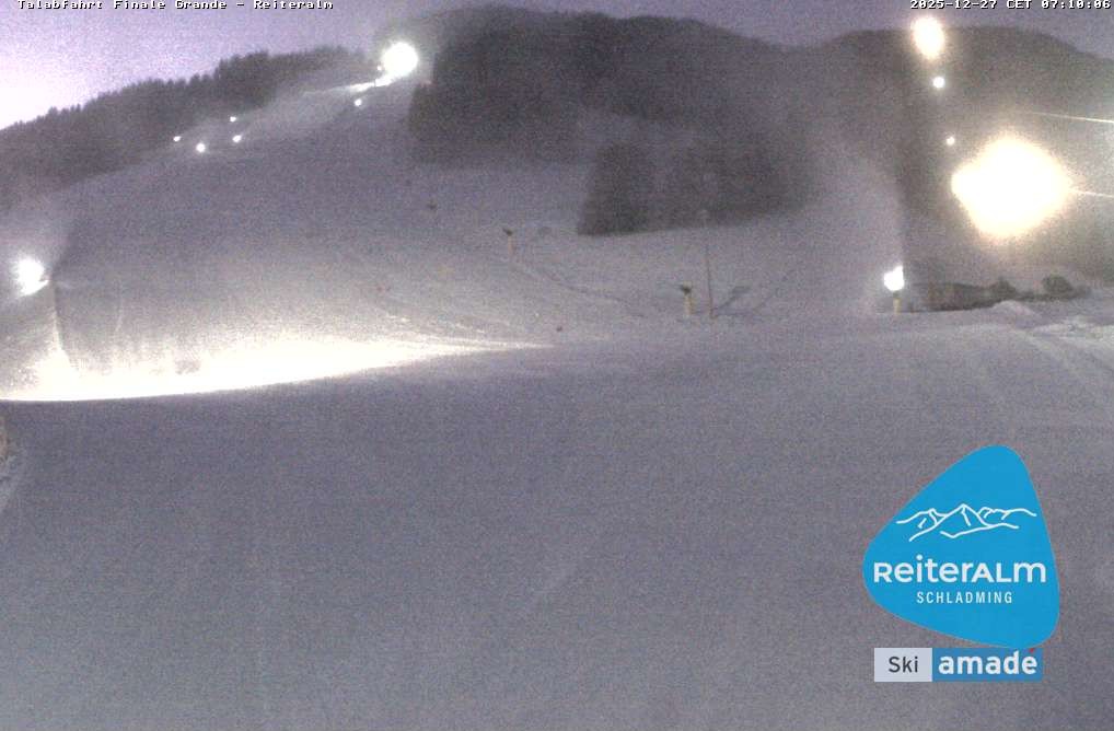 Archiv Foto Webcam Reiteralm - Talstation 8er Silver Jet