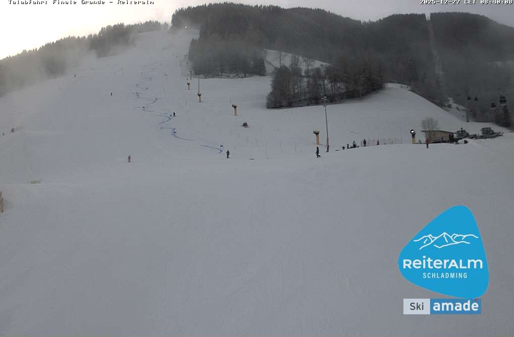 Archiv Foto Webcam Reiteralm - Talstation 8er Silver Jet