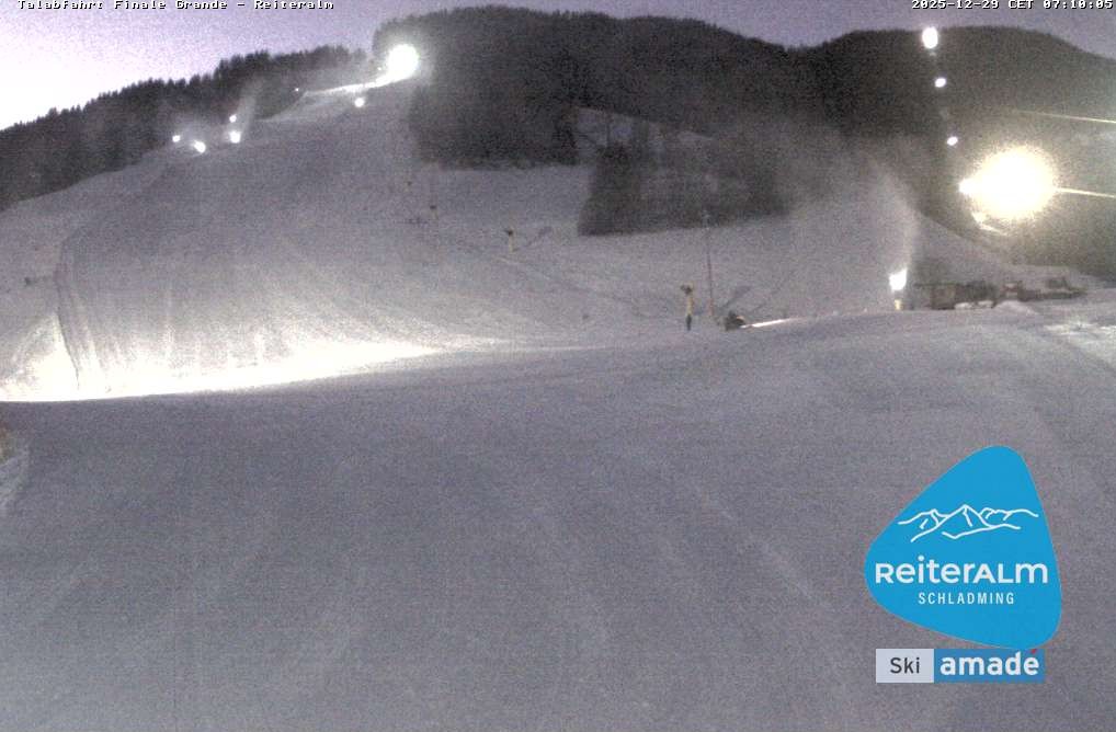 Archiv Foto Webcam Reiteralm - Talstation 8er Silver Jet