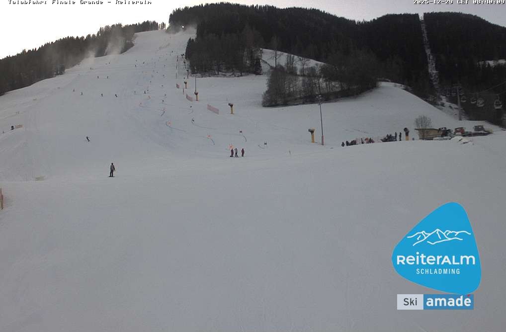 Archiv Foto Webcam Reiteralm - Talstation 8er Silver Jet