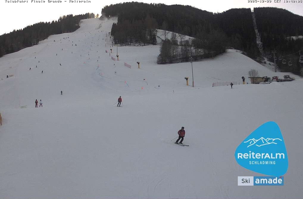 Archiv Foto Webcam Reiteralm - Talstation 8er Silver Jet