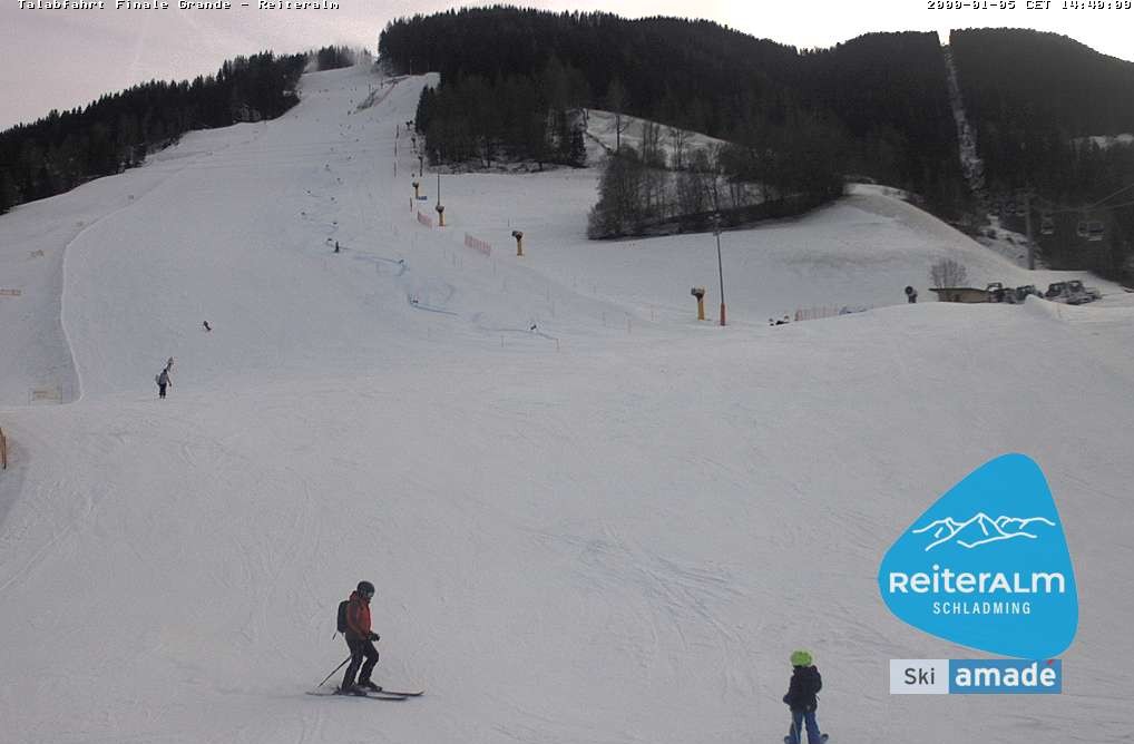 Archiv Foto Webcam Reiteralm - Talstation 8er Silver Jet