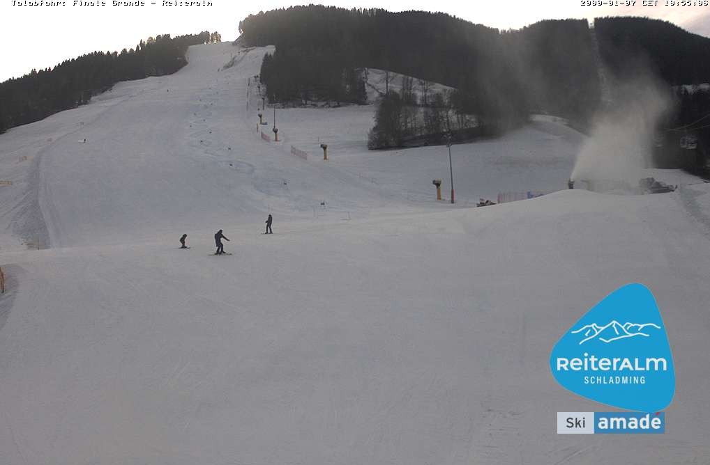 Archiv Foto Webcam Reiteralm - Talstation 8er Silver Jet
