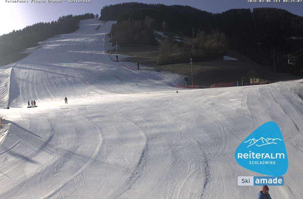 Archiv Foto Webcam Reiteralm - Talstation 8er Silver Jet