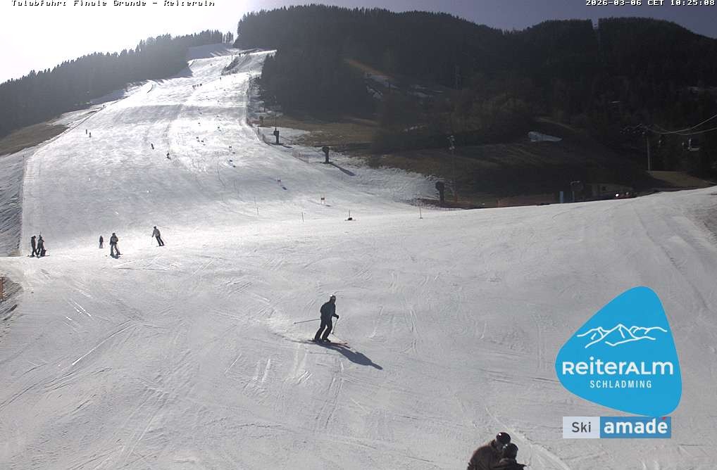 Archiv Foto Webcam Reiteralm - Talstation 8er Silver Jet