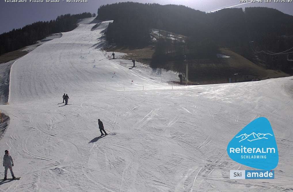 Archiv Foto Webcam Reiteralm - Talstation 8er Silver Jet