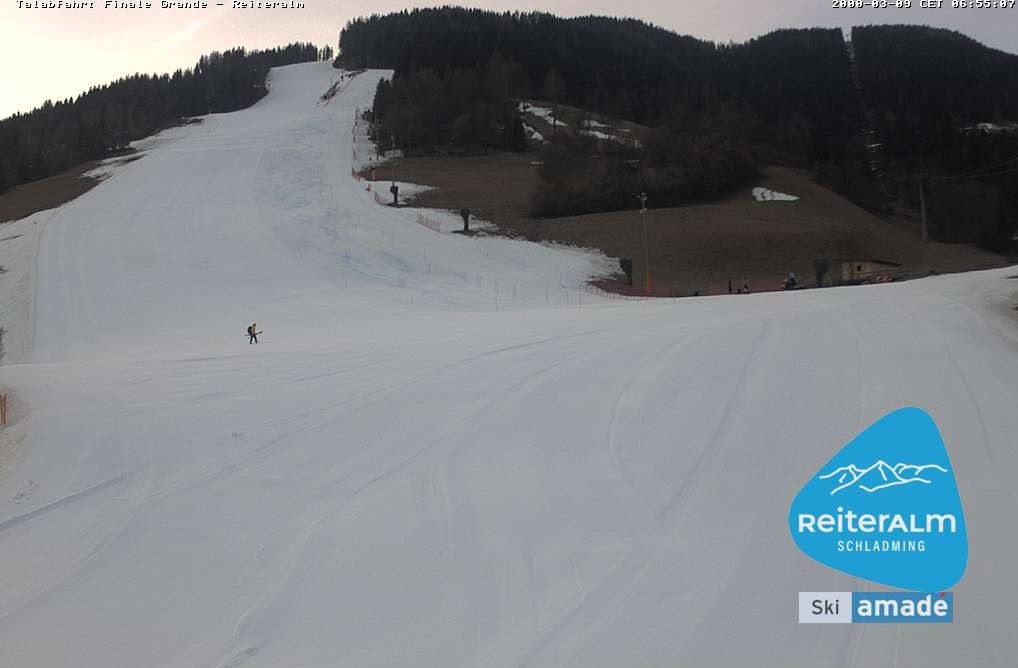 Archiv Foto Webcam Reiteralm - Talstation 8er Silver Jet