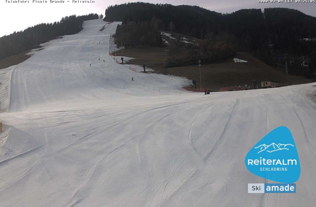 Archiv Foto Webcam Reiteralm - Talstation 8er Silver Jet