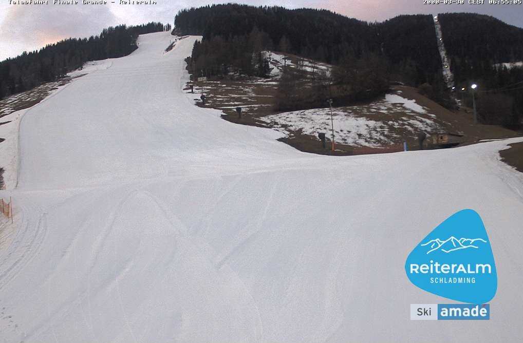 Archiv Foto Webcam Reiteralm - Talstation 8er Silver Jet