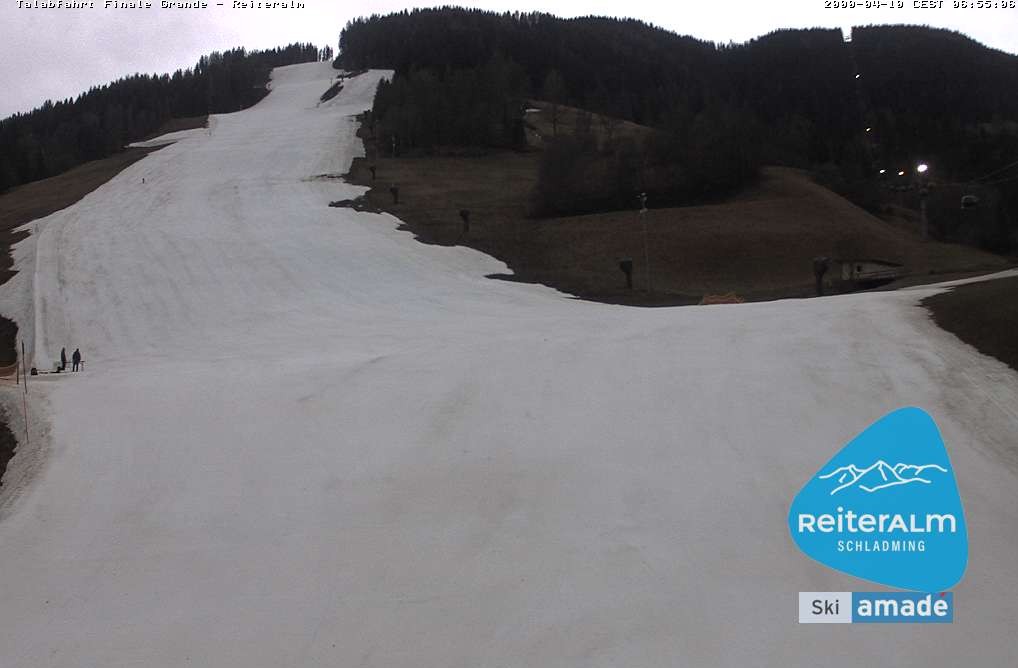 Archived image Webcam Reiteralm: Base Station Silver Jet