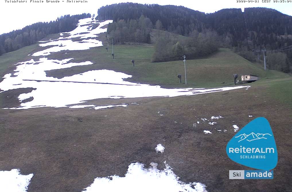 Archiv Foto Webcam Reiteralm - Talstation 8er Silver Jet