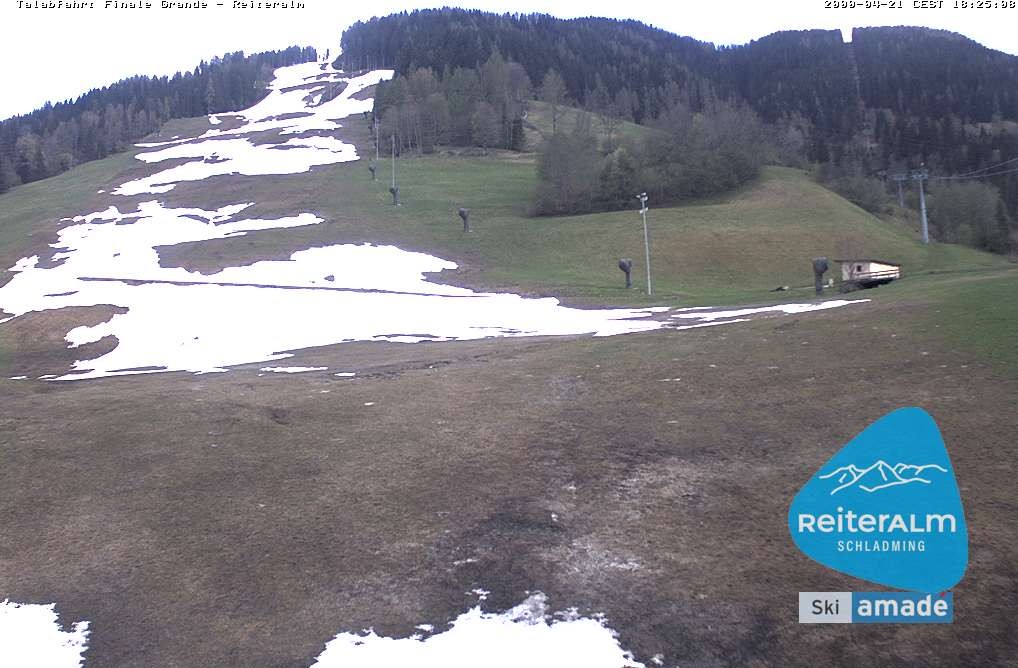 Archived image Webcam Reiteralm: Base Station Silver Jet