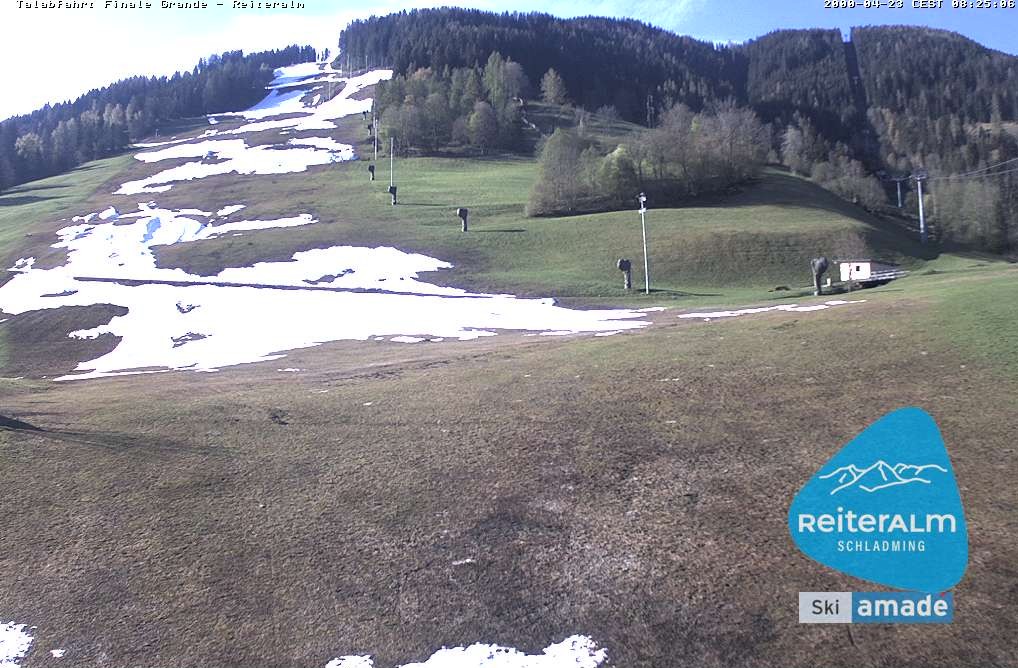 Archiv Foto Webcam Reiteralm - Talstation 8er Silver Jet
