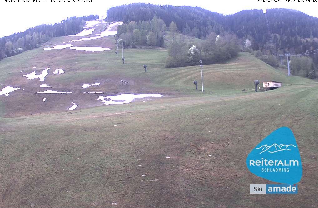 Archived image Webcam Reiteralm: Base Station Silver Jet