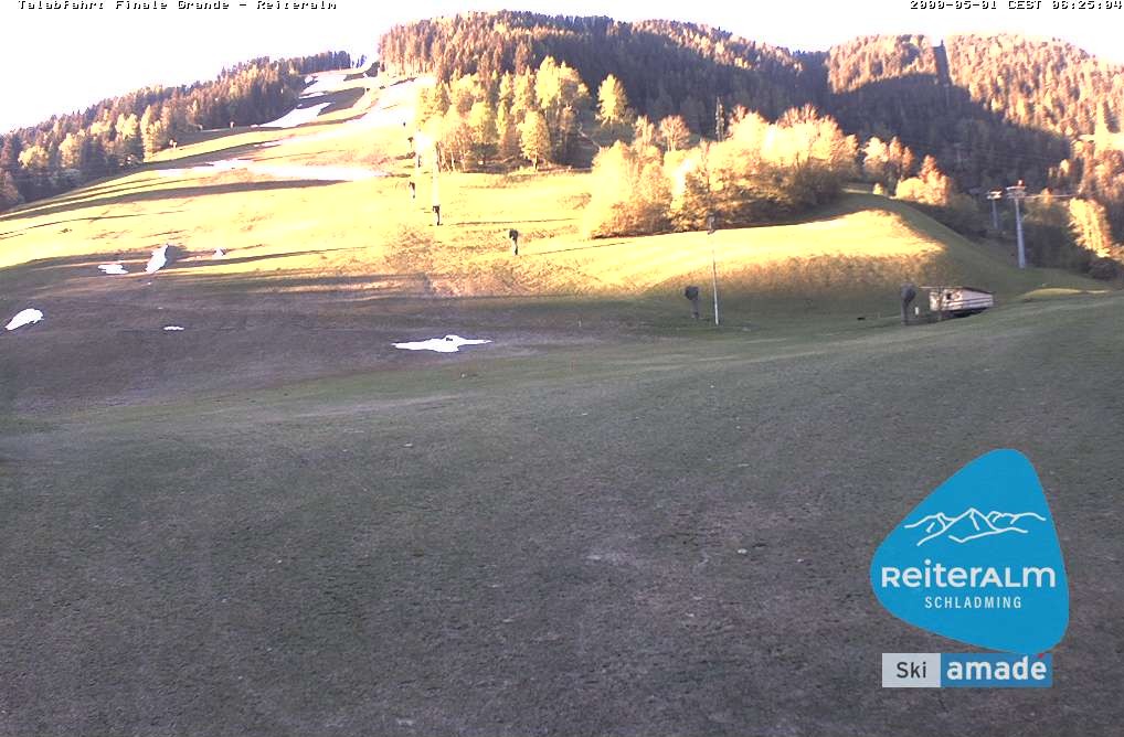 Archiv Foto Webcam Reiteralm - Talstation 8er Silver Jet