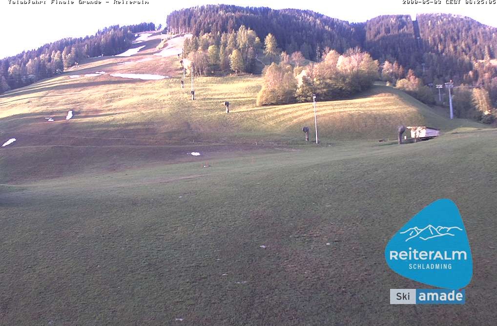 Archiv Foto Webcam Reiteralm - Talstation 8er Silver Jet