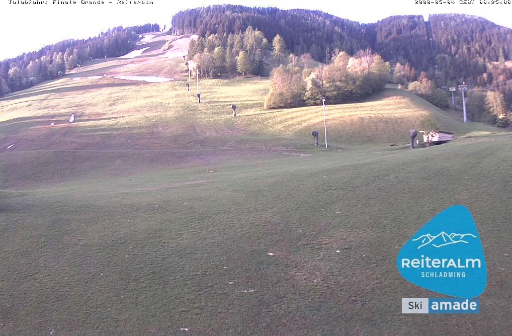 Archived image Webcam Reiteralm: Base Station Silver Jet