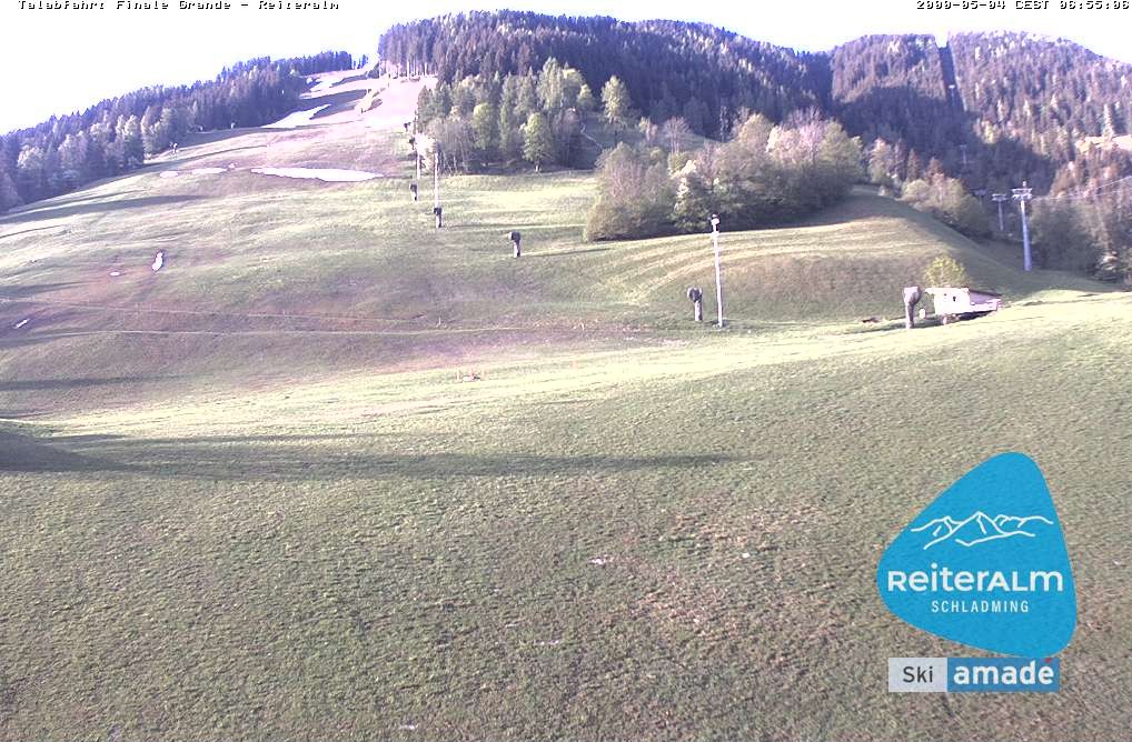 Archived image Webcam Reiteralm: Base Station Silver Jet