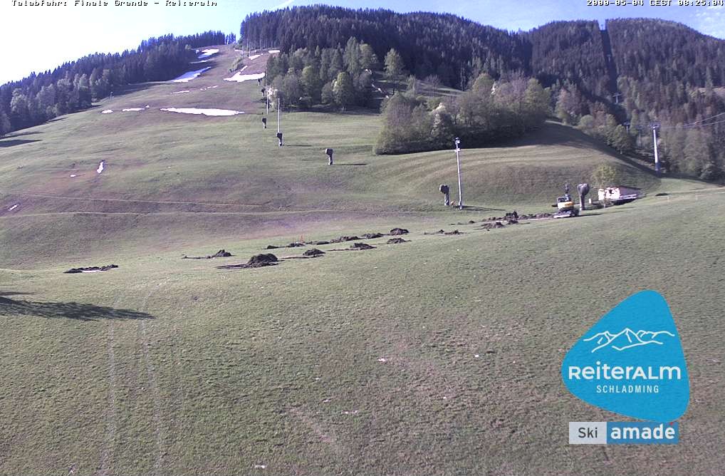 Archived image Webcam Reiteralm: Base Station Silver Jet