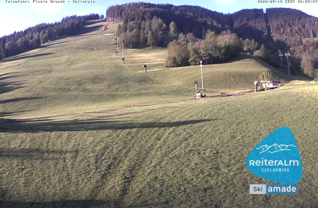 Archiv Foto Webcam Reiteralm - Talstation 8er Silver Jet