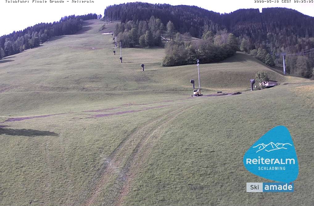 Archiv Foto Webcam Reiteralm - Talstation 8er Silver Jet