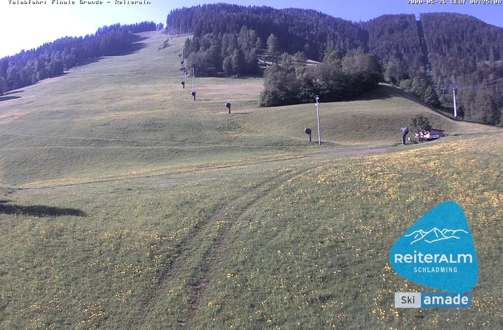 Archiv Foto Webcam Reiteralm - Talstation 8er Silver Jet