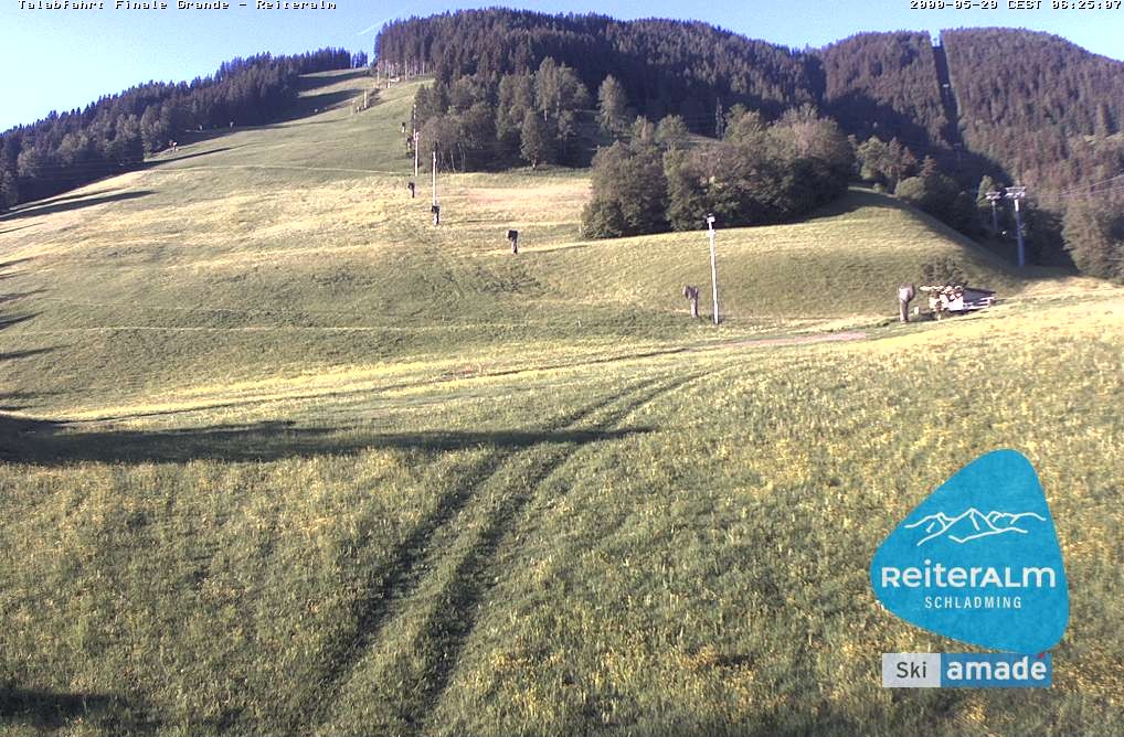 Archiv Foto Webcam Reiteralm - Talstation 8er Silver Jet