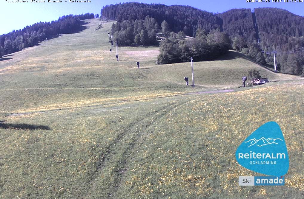 Archiv Foto Webcam Reiteralm - Talstation 8er Silver Jet