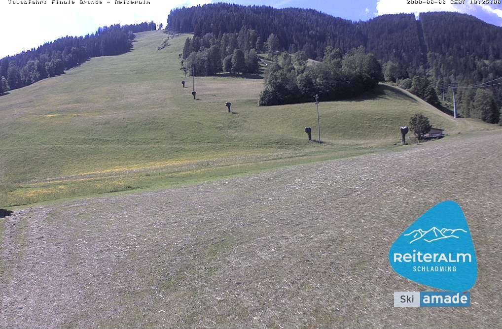Archiv Foto Webcam Reiteralm - Talstation 8er Silver Jet