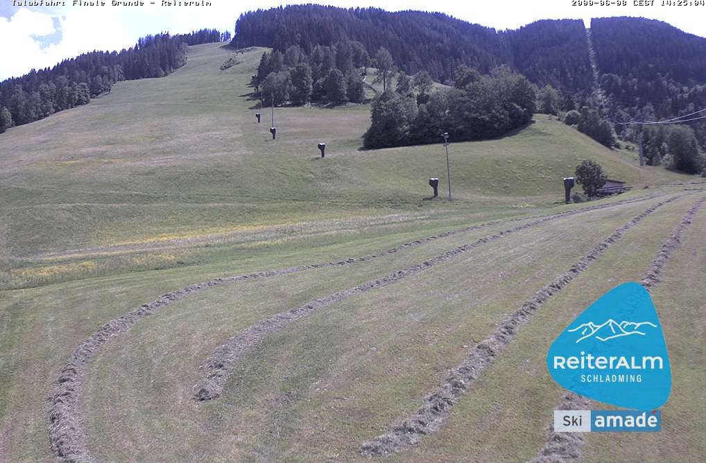 Archiv Foto Webcam Reiteralm - Talstation 8er Silver Jet