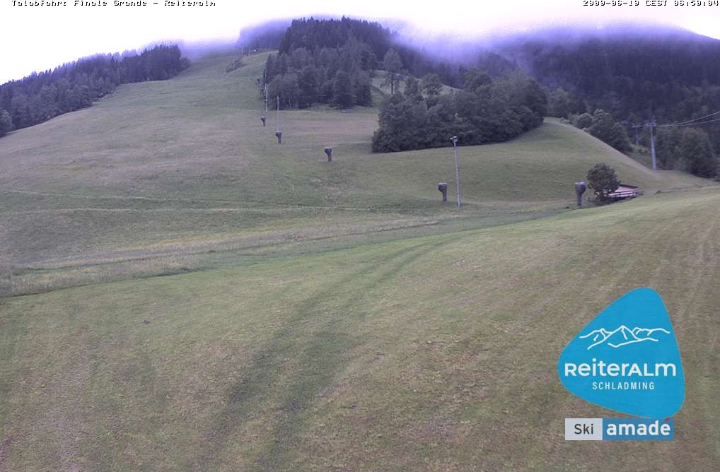 Archived image Webcam Reiteralm: Base Station Silver Jet