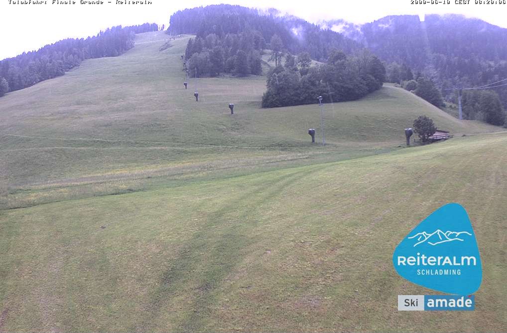 Archived image Webcam Reiteralm: Base Station Silver Jet