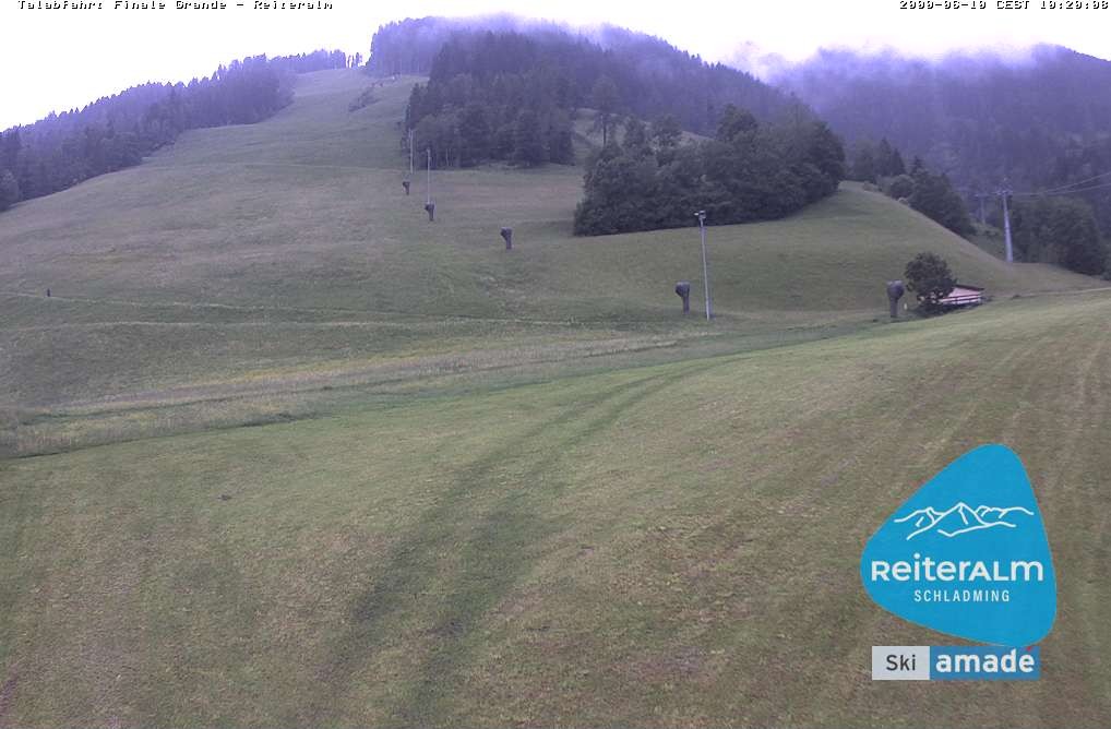 Archived image Webcam Reiteralm: Base Station Silver Jet