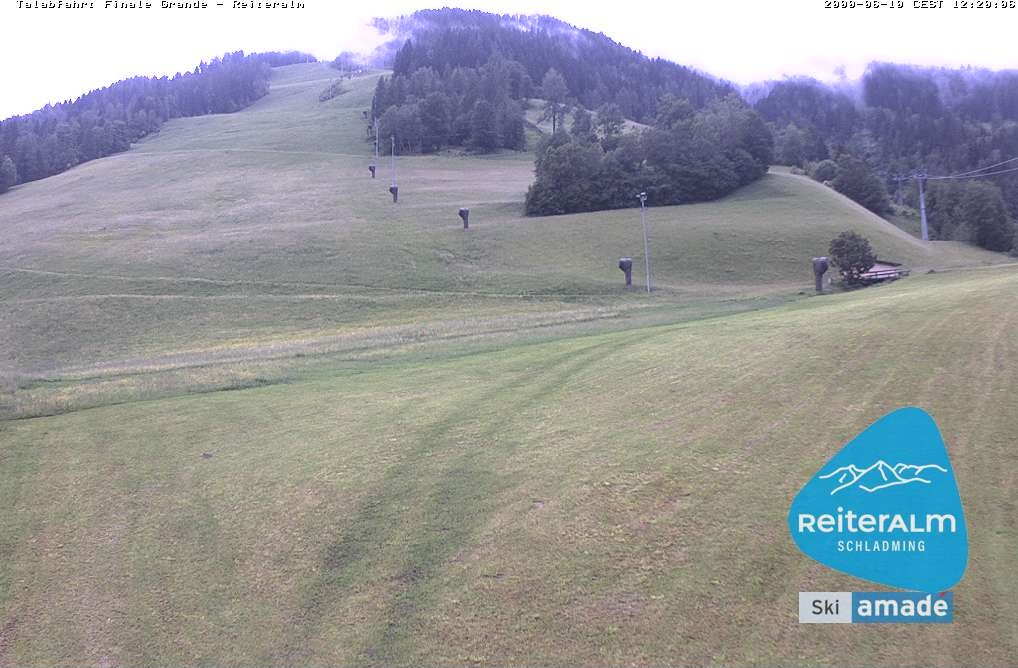 Archived image Webcam Reiteralm: Base Station Silver Jet