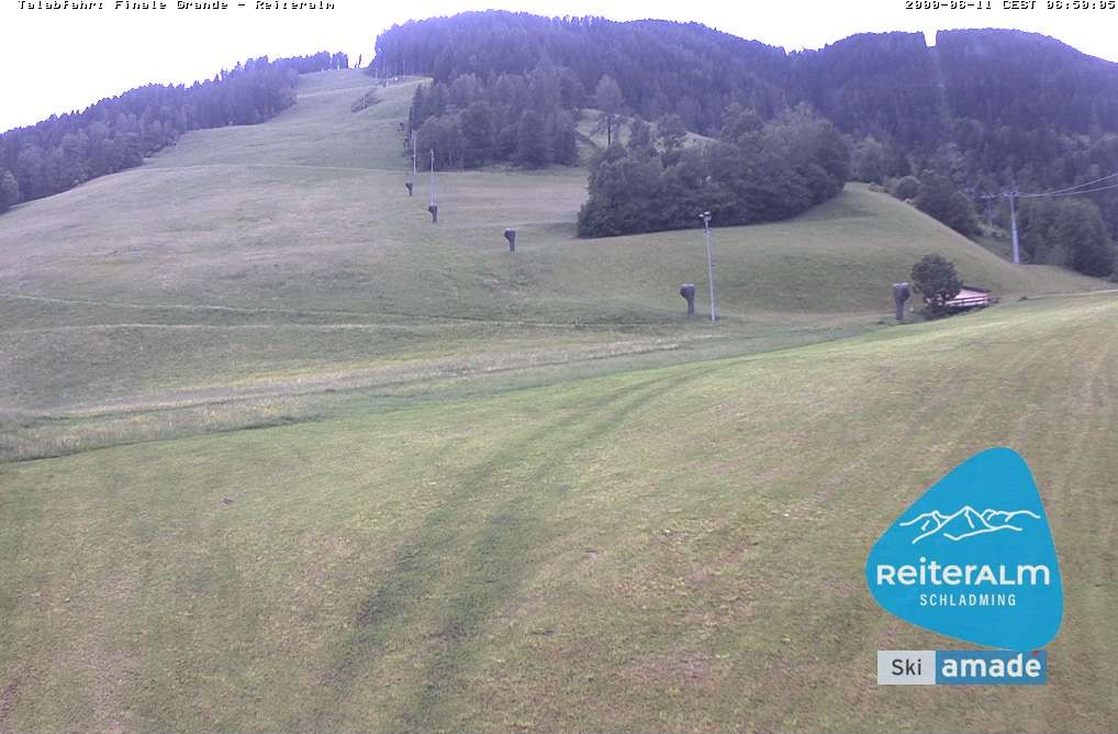 Archived image Webcam Reiteralm: Base Station Silver Jet