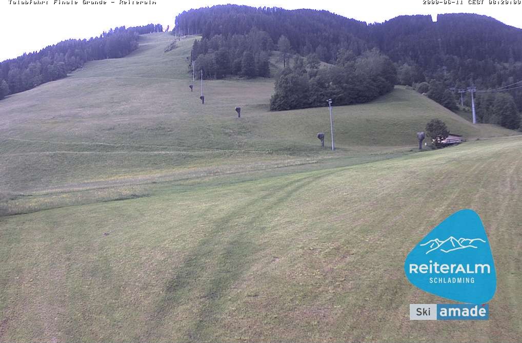 Archived image Webcam Reiteralm: Base Station Silver Jet
