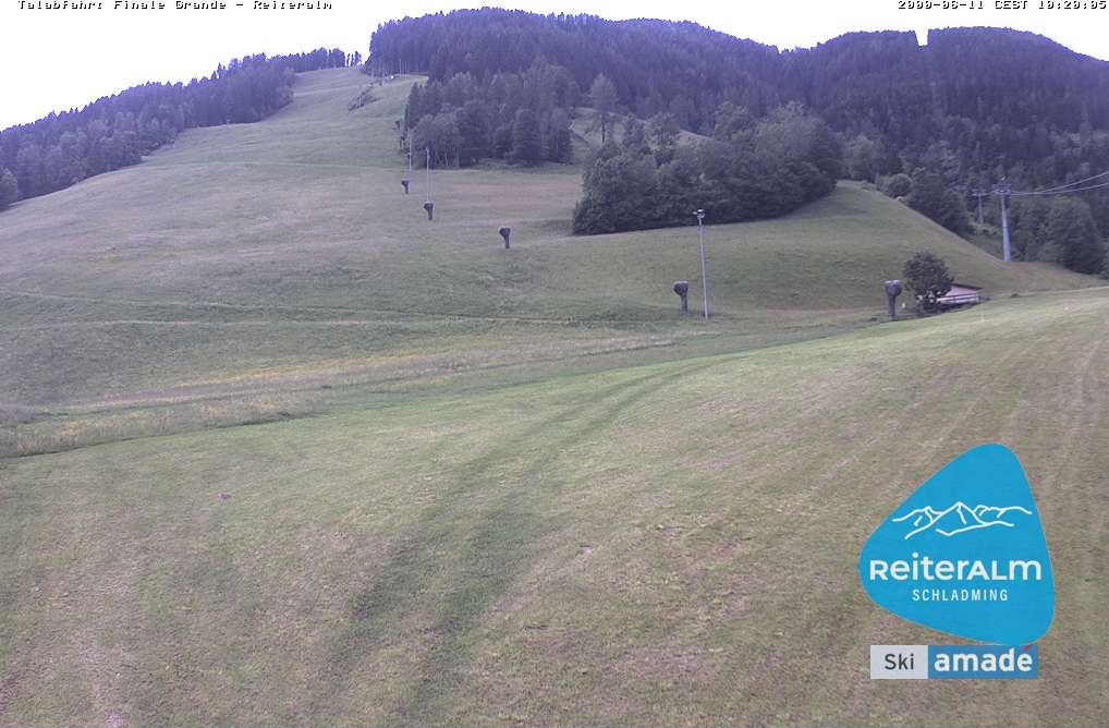 Archived image Webcam Reiteralm: Base Station Silver Jet