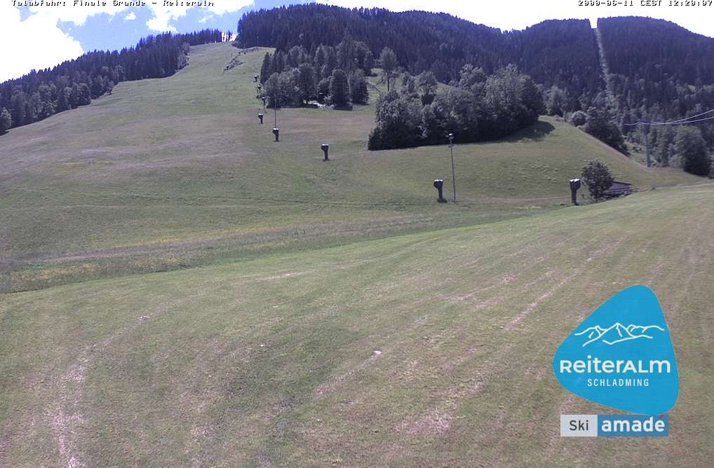 Archived image Webcam Reiteralm: Base Station Silver Jet