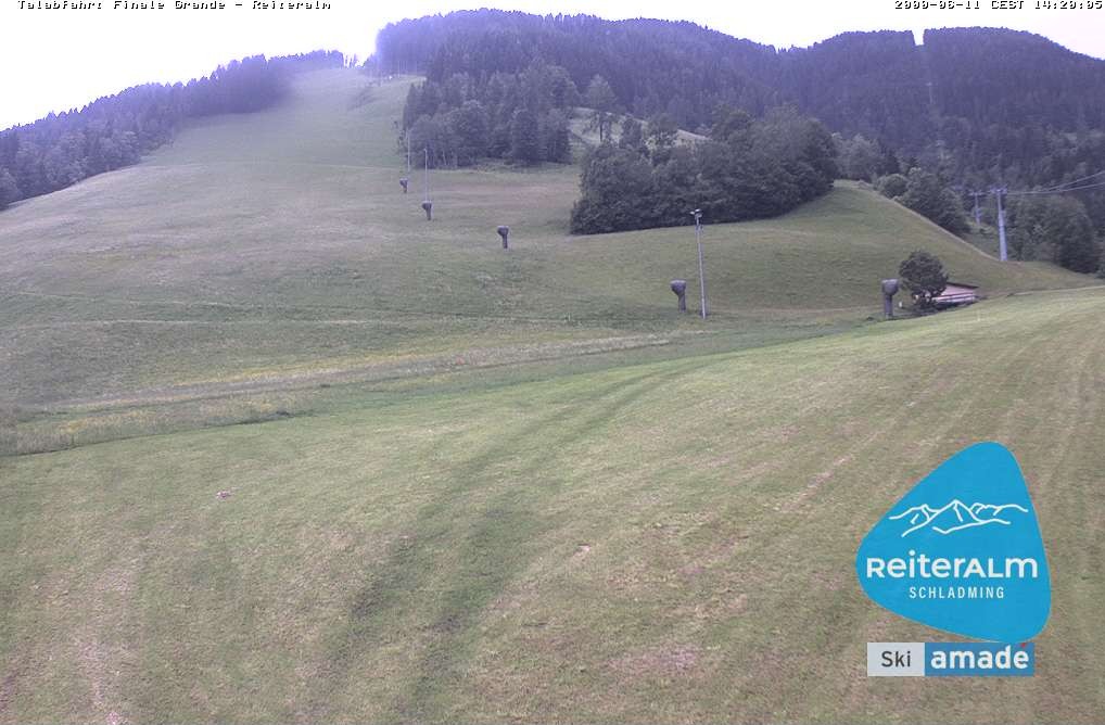 Archived image Webcam Reiteralm: Base Station Silver Jet