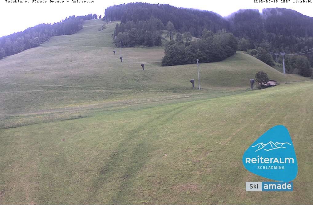 Archiv Foto Webcam Reiteralm - Talstation 8er Silver Jet