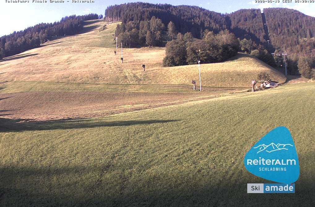 Archiv Foto Webcam Reiteralm - Talstation 8er Silver Jet