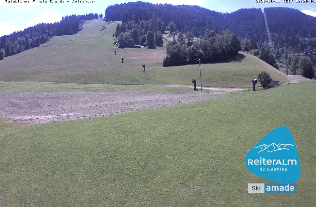 Archived image Webcam Reiteralm: Base Station Silver Jet