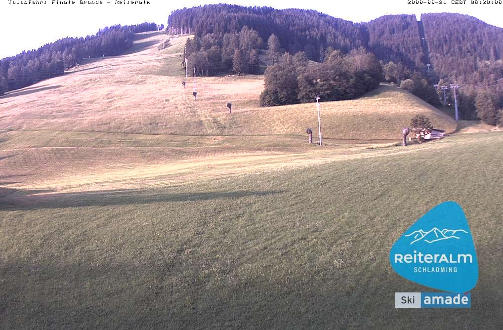 Archiv Foto Webcam Reiteralm - Talstation 8er Silver Jet