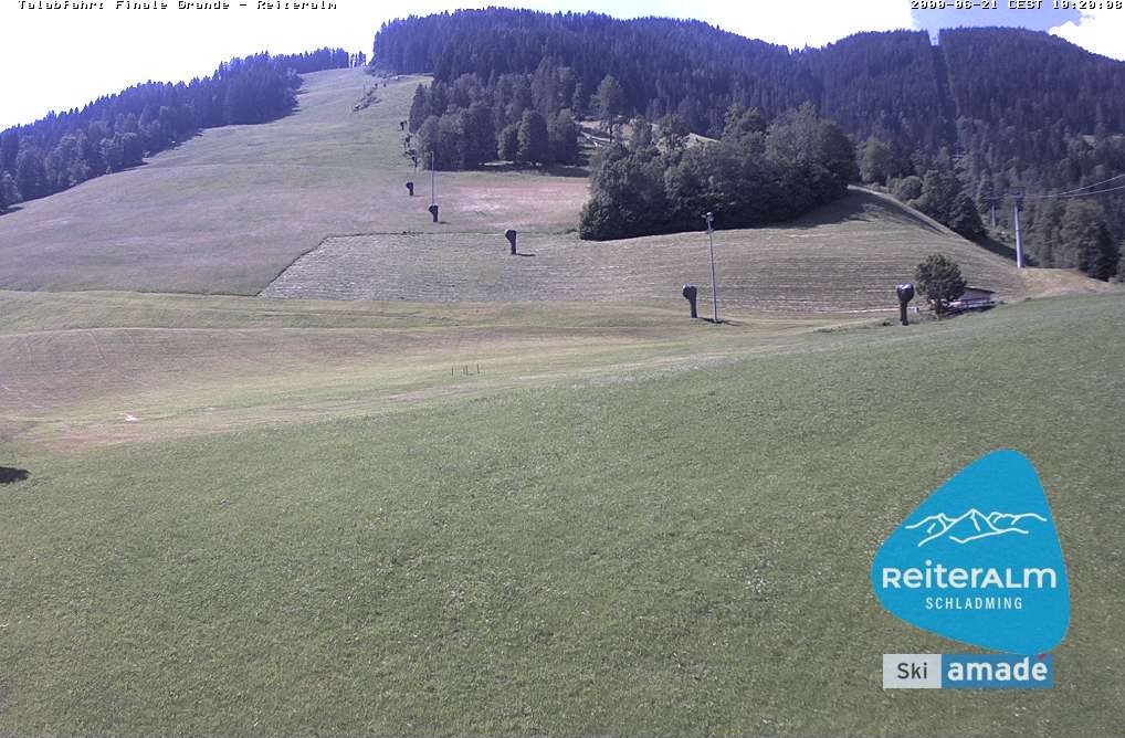 Archiv Foto Webcam Reiteralm - Talstation 8er Silver Jet