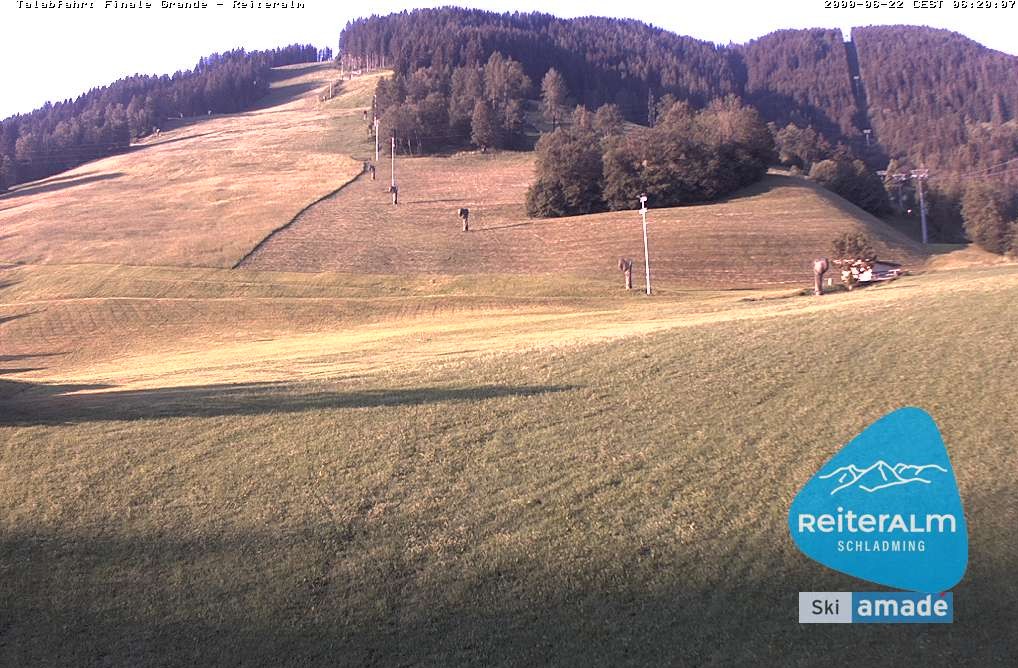 Archiv Foto Webcam Reiteralm - Talstation 8er Silver Jet