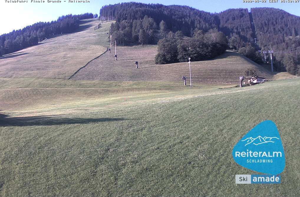 Archiv Foto Webcam Reiteralm - Talstation 8er Silver Jet