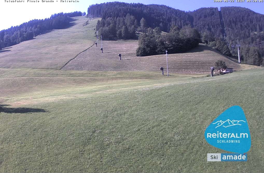 Archiv Foto Webcam Reiteralm - Talstation 8er Silver Jet