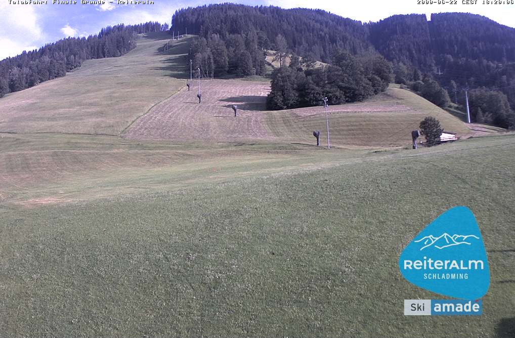 Archiv Foto Webcam Reiteralm - Talstation 8er Silver Jet